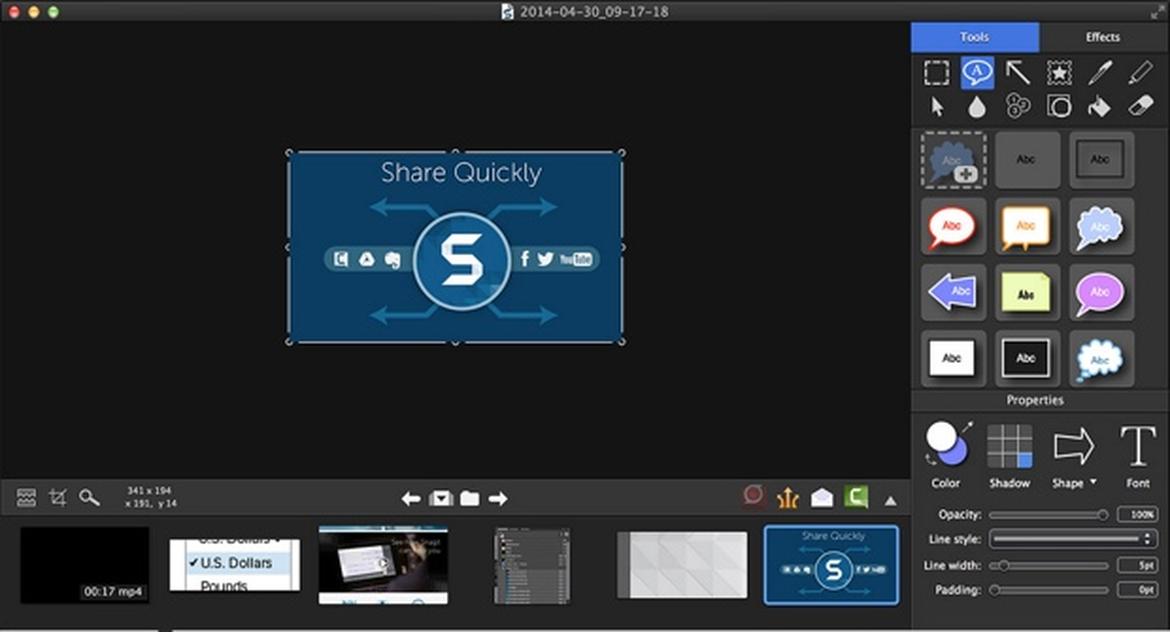 what is the latest version of snagit mac os